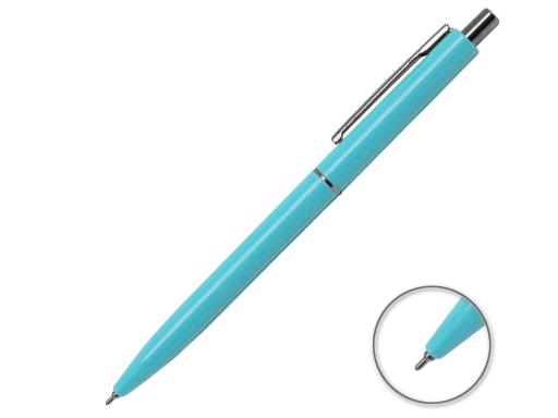 Ручка шариковая, пластик, голубой/серебро, Best Point артикул 1000-B/LBU
