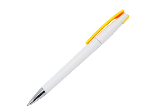 Ручка шариковая, пластик, белый/желтый, Z-PEN артикул 201020-A/YE