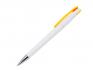 Ручка шариковая, пластик, белый/желтый, Z-PEN артикул 201020-A/YE