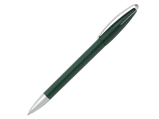 Ручка шариковая, пластик, металл, темно-зеленый/серебро артикул 9122/GR