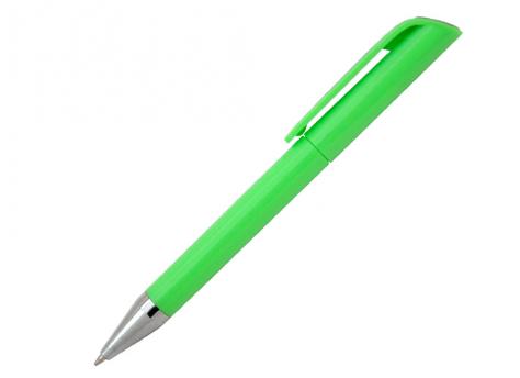 Ручка шариковая, пластик, зеленый/серебро артикул PS09-1/GR
