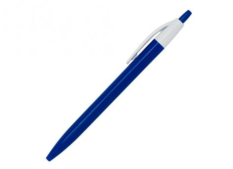 Ручка шариковая, Simple, пластик, синий/белый артикул 501010-B/BU
