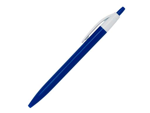 Ручка шариковая, Simple, пластик, синий/белый артикул 501010-B/BU