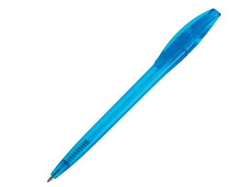 Ручка шариковая, пластик, голубой, прозрачный SLIM артикул SLT-1021