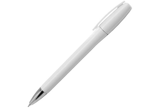Ручка шариковая, пластик, белый/серебро, Liva артикул 301085-A/WT