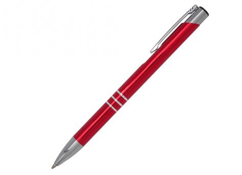 Ручка шариковая Cosmo, металл, красный/серебро артикул SJ/RD-3