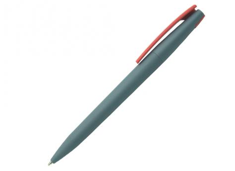 Ручка шариковая, пластик, софт тач, серый/оранжевый, Z-PEN Color Mix артикул 201020-BR/GY-431-RD