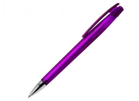 Ручка шариковая, пластик, фрост, фиолетовый/серебро, Z-PEN артикул 201020-D/VL