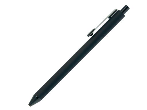 Ручка шариковая, пластик, софт тач, черный/серебро, INFINITY артикул AH518-R/BK