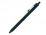 Ручка шариковая, пластик, софт тач, черный/серебро, INFINITY артикул AH518-R/BK