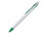 Ручка шариковая, пластик, белый/зеленый 348 артикул PS08-4/GR-348