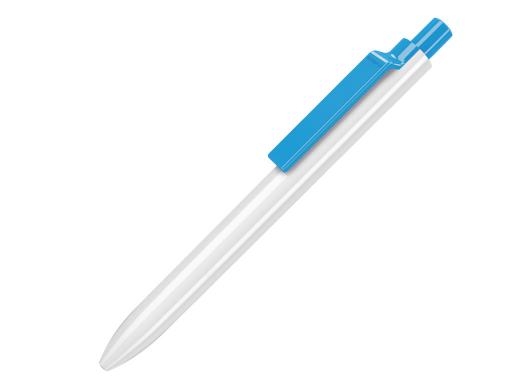 Ручка шариковая, пластик, белый/голубой Eris артикул ER-99/21