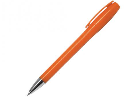 Ручка шариковая, пластик, оранжевый/серебро, Liva артикул 301085-B/OR