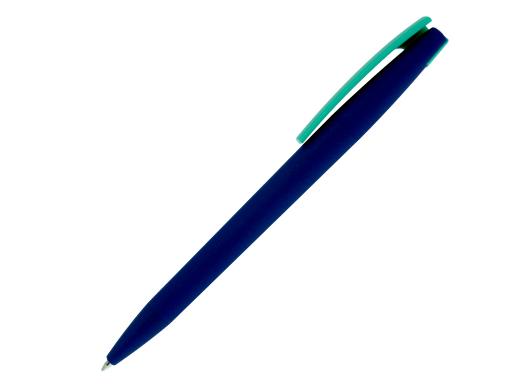Ручка шариковая, пластик, софт тач, синий/зеленый, Z-PEN Color Mix артикул 201020-BR/BU-GR