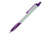 Ручка шариковая, пластик, резина, белый/фиолетовый, VIVA артикул AH5841/VL
