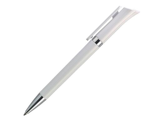 Ручка шариковая, пластик, белый/серебро, GALAXY артикул GX-99