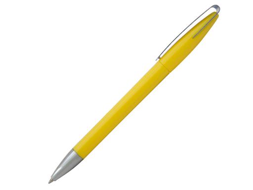 Ручка шариковая, пластик, металл, желтый/серебро артикул 9122/YE