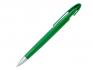 Ручка шариковая, пластик, зеленый/серебро артикул PS08-1/GR
