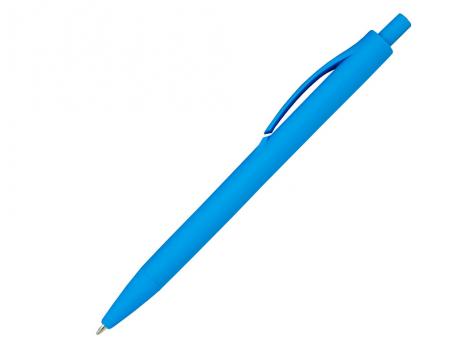 Ручка шариковая, пластик, софт тач, голубой артикул 201056-AR/LBU