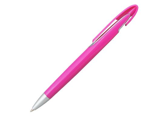 Ручка шариковая, пластик, розовый/серебро артикул PS08-1/PK