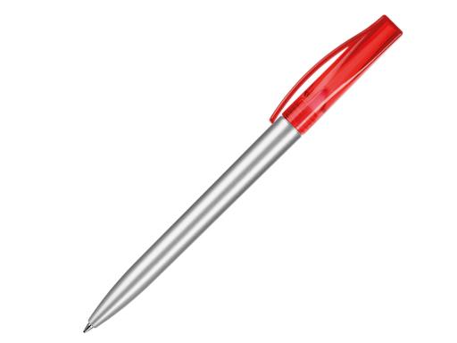 Ручка шариковая, пластик, красный/серебро Smart артикул SMST-1030