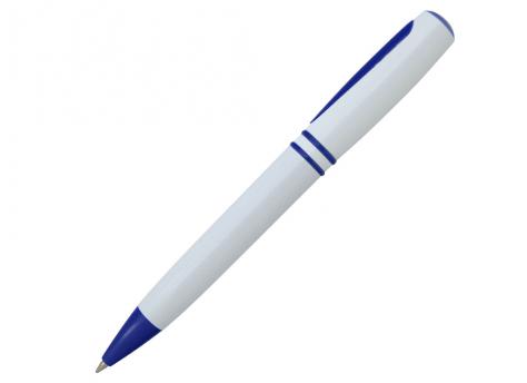 Ручка шариковая, пластик, белый/синий артикул 20101-A/BU