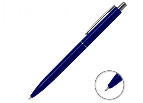 Ручка шариковая, пластик, синий/серебро, Best Point артикул 1000-B/BU