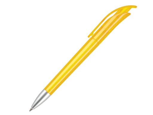 Ручка шариковая, пластик, желтый, прозрачный Focus артикул FTS-1080