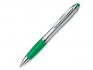 Ручка шариковая, пластик, зеленый/серебро Arnie артикул 12526-TZ
