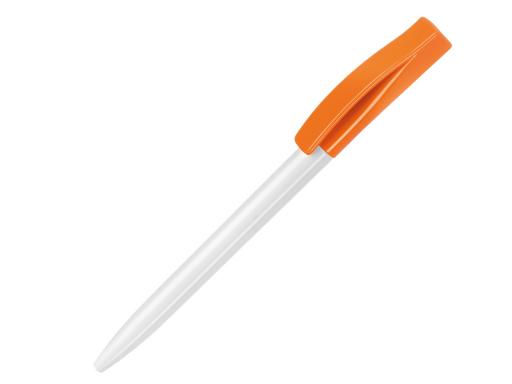Ручка шариковая, пластик, белый/оранжевый Smart артикул SM-99/60