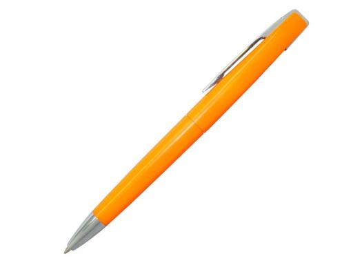 Ручка шариковая, пластик, оранжевый/серебро артикул PS05-1/OR