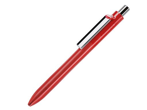 Ручка шариковая, пластик, красный, прозрачный Eris артикул ERMT-1030