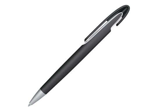 Ручка шариковая, пластик, черный металлик артикул PS08-6/BKM